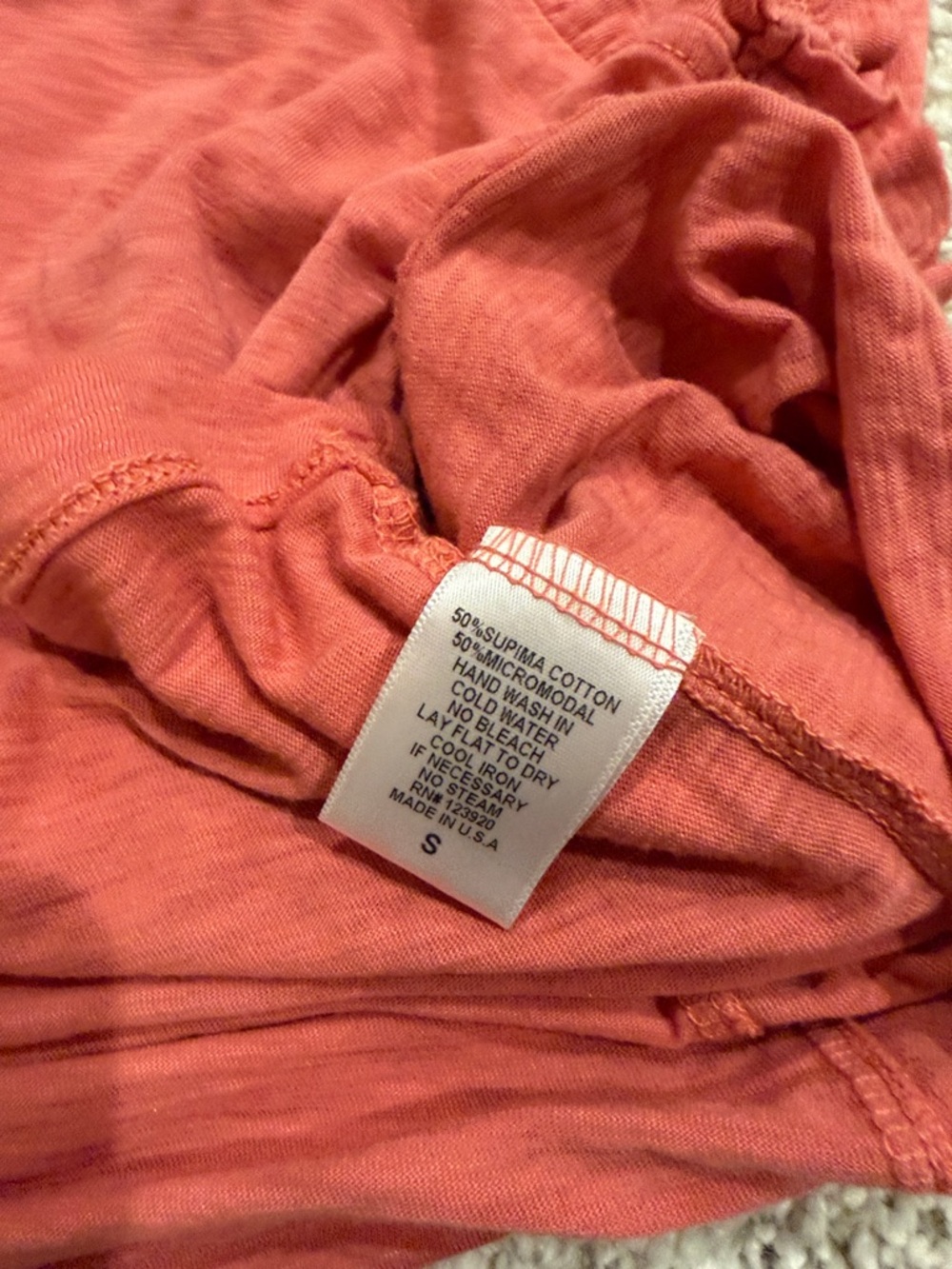 LA Made Coral Ruffle-Trim Tank - Picture 5 of 5
